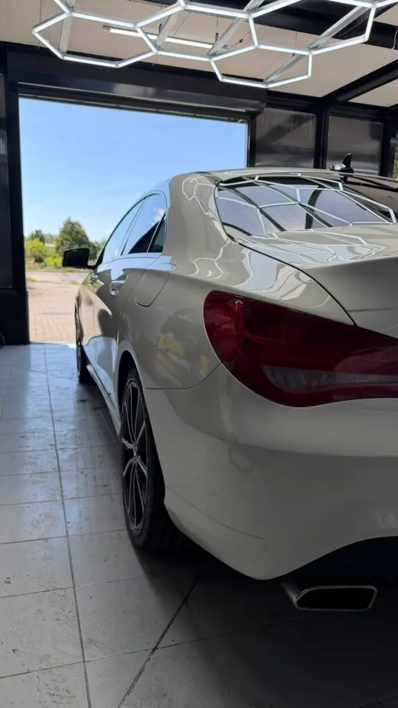 Mercedes CLA po korekcie lakieru – tylna część auta